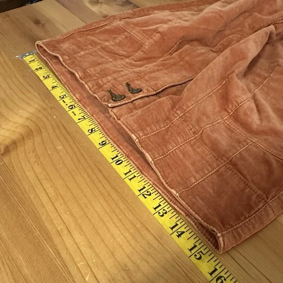 We The Free People Jayde Cord Jeans Women 31 Flare High Rise Corduroy Bellbottom - Picture 3 of 12